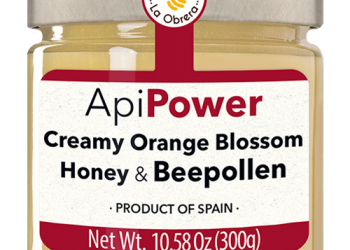 Creamy Orange Blossom Honey with Beepollen