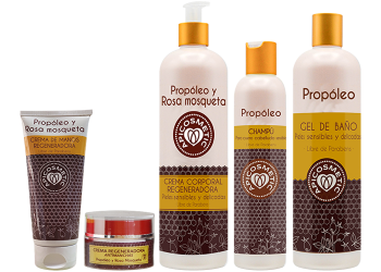 COSMETIC LINE OF PROPOLIS AND ROSE MOSQUETA