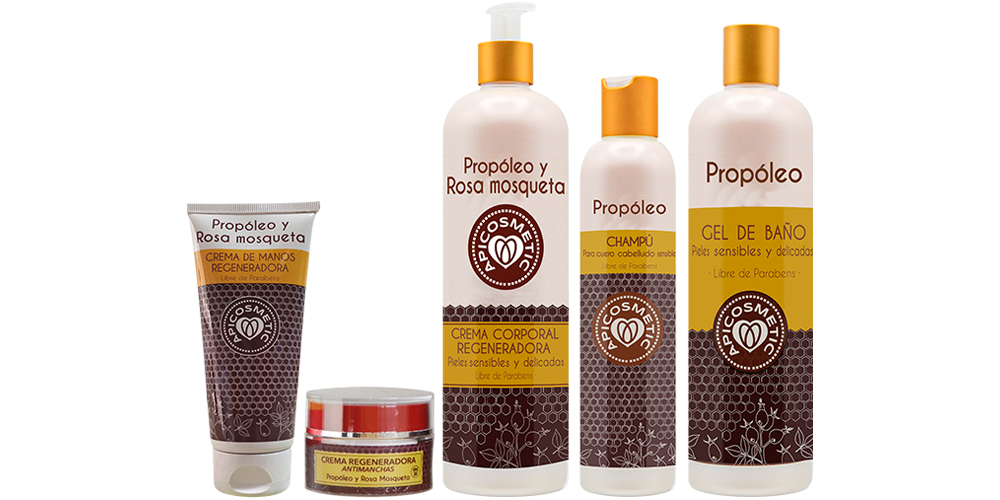 COSMETIC LINE OF PROPOLIS AND ROSE MOSQUETA